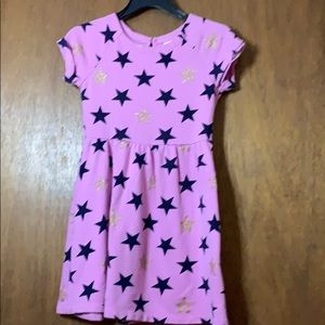 Girls purple with starts Gymboree dress
